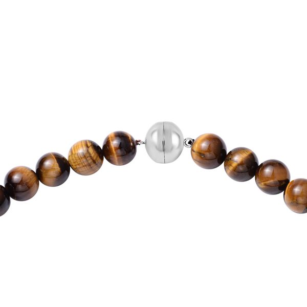 Gelbe Tigerauge-Halskette, 50 cm - 706 ct. image number 5