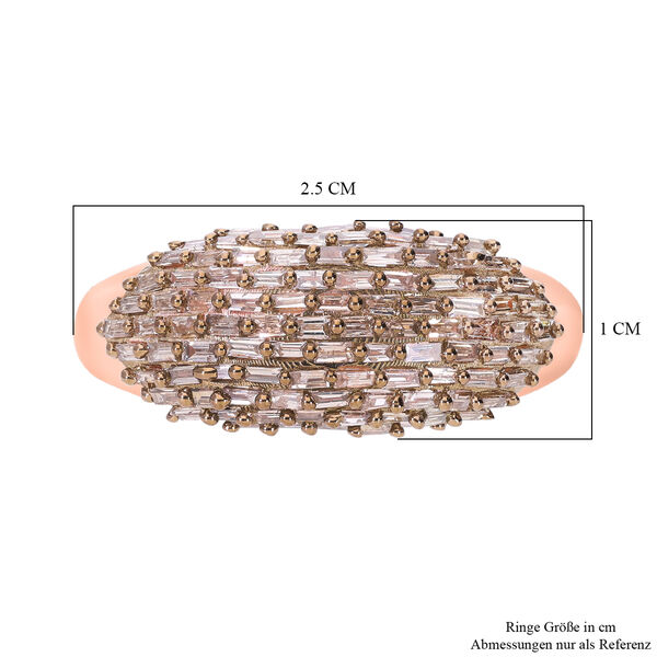 Natürlicher Champagner Diamant Ring - 1 ct. image number 5