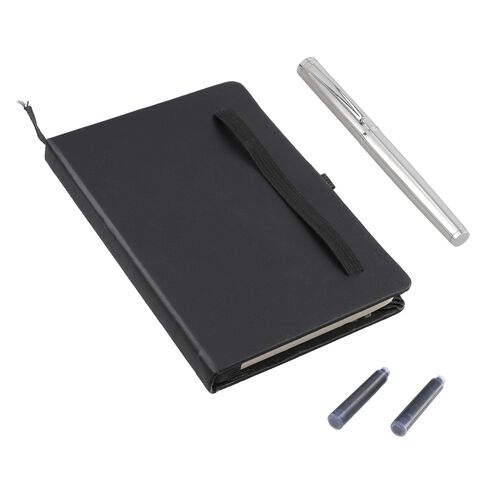 Klassisches Hardcover-Tagebuch & Füllfederhalter-Geschenkset, 15x1.5x11cm image number 0