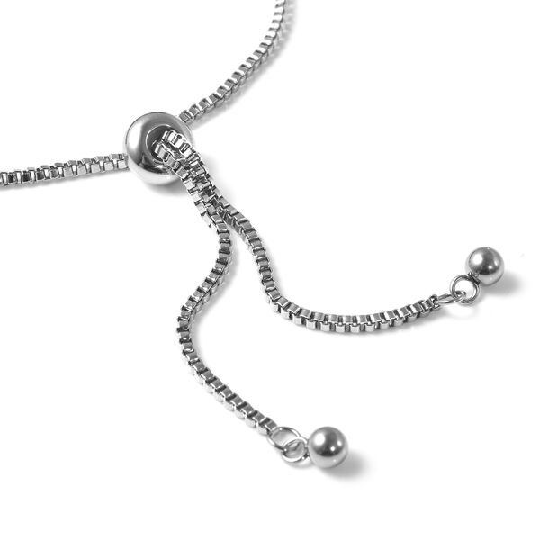 Lapislazuli Armband 16.5 cm Edelstahl ca. 81,50 ct image number 4