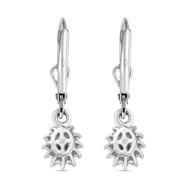 D&rsquo;joy Alexandrit, Moissanit Ohrringe 925 Silber rhodiniert ca. 0,56 ct. image number 6