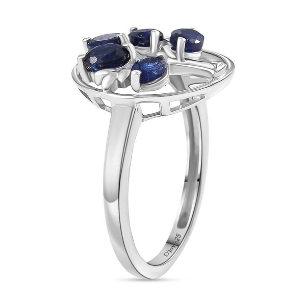 D'Joy Masoala Saphir (Fissure gefüllt) Ring 925 Silber rhodiniert (Größe 17.00) ca. 1,20 ct image number 5