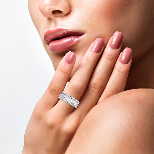 Moissanit Ring, ca. 1.80 ct image number 8