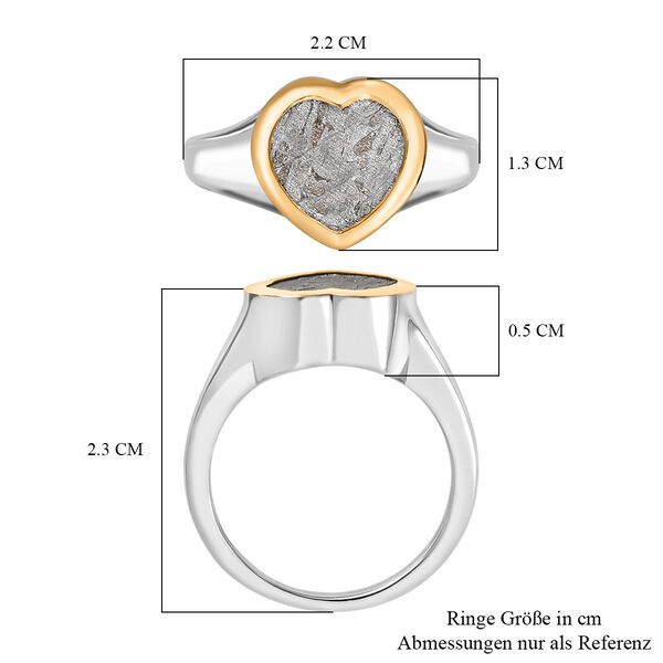 D'Joy Meteorit zweifarbiger Ring und Anh&auml;nger image number 13