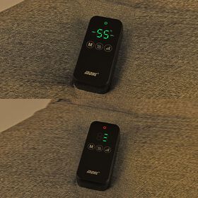 Pneumatisches Beinmassagegerät, 31x9x24cm, grau