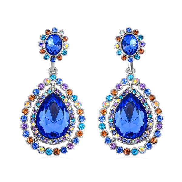 Mehrfarbiger Kristall Schmuckset  Legierung image number 6