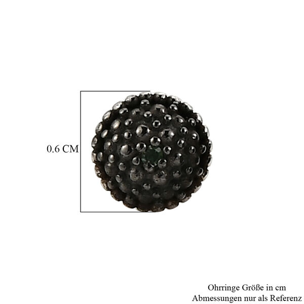 EVER TRUE Gr&uuml;ner Diamant Ohrringe Nickelfreies Messing (10-15 Werktage Lieferzeit) image number 4