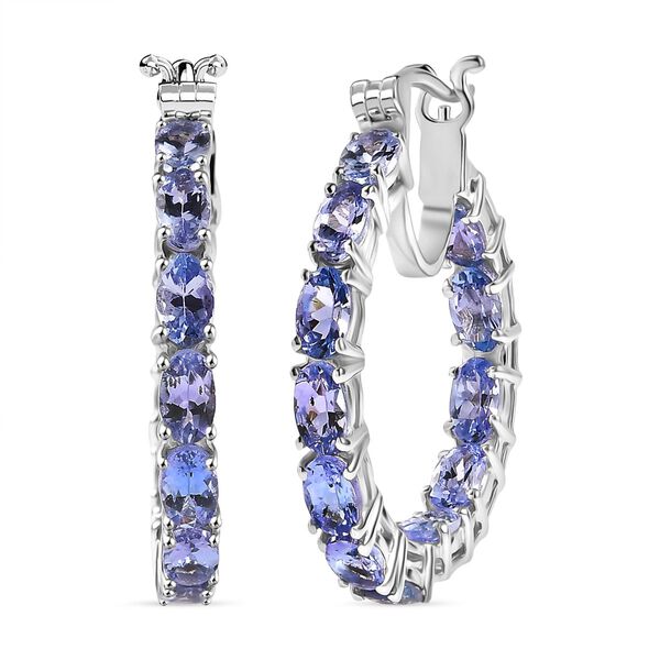 D'Joy Tansanit Ohrringe 925 Silber rhodiniert ca. 5,54 ct. image number 0