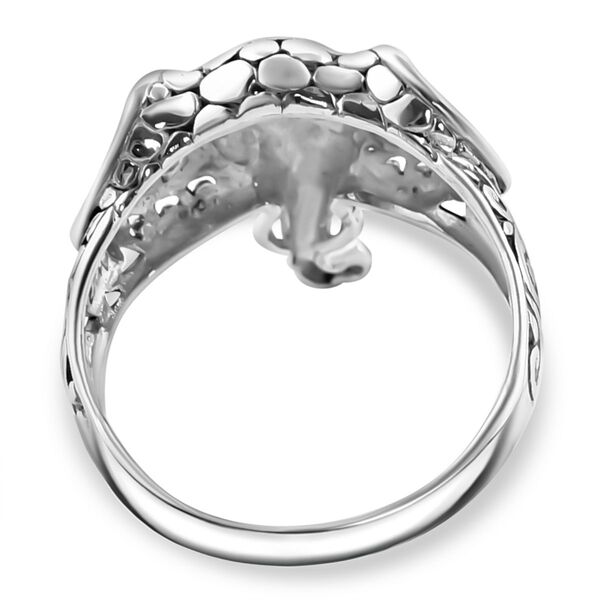 Royal Bali Kollektion- Elefant Ring in 925 Silber image number 4