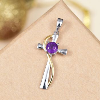 Afrikanischer Amethyst-Anh&auml;nger - 0,47 ct.
