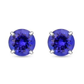 RHAPSODY AAAA Tansanit Ohrringe in 950 Platin - 1,75 ct.