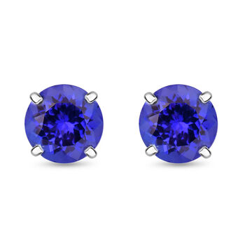 RHAPSODY AAAA Tansanit Ohrringe in 950 Platin - 1,75 ct.