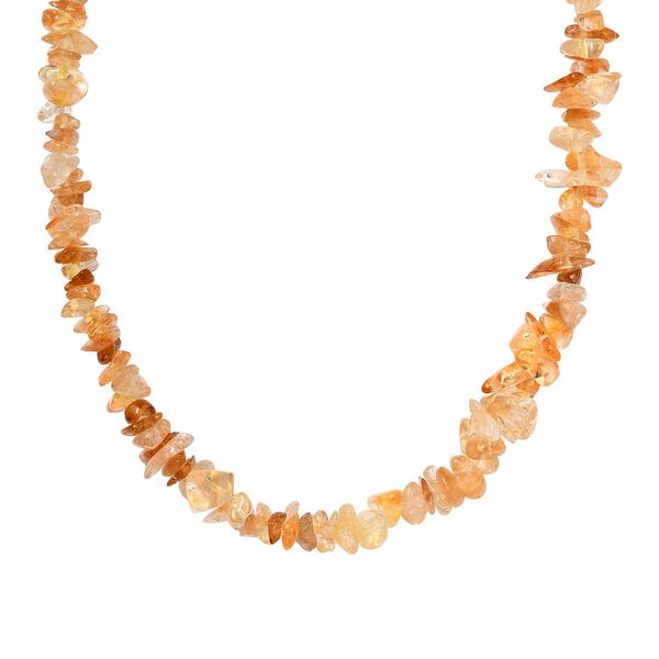 Citrin Kette 71 cm ca. 292,00 ct.