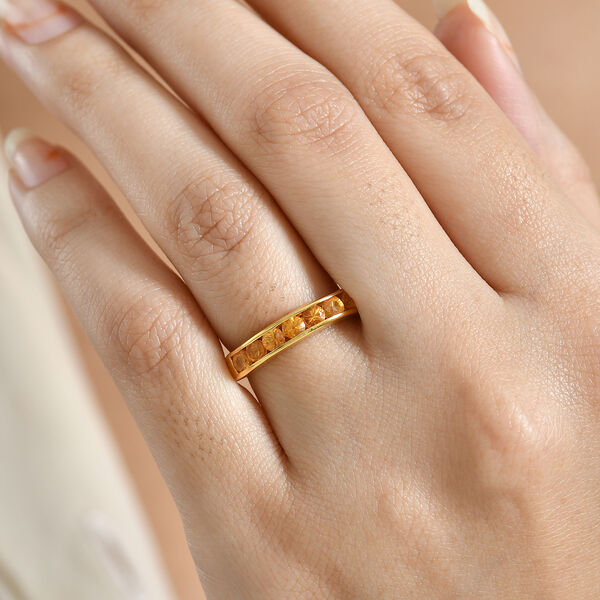 D'Joy AA orange Saphir Ring - 1,05 ct. image number 3