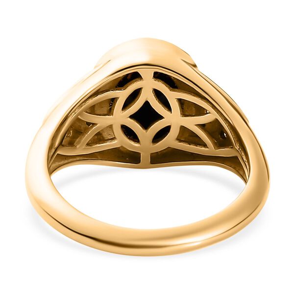 Boulder Opal Triplett und Zirkon Ring - 1,75 ct. image number 8