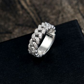 LUXURIANT DIAMOND - Lab Grown Diamant SI-GH Ring 925 Silber rhodiniert (10 - 15 Werktage Lieferzeit) (Gr&ouml;&szlig;e 21.00) ca. 0.25 ct