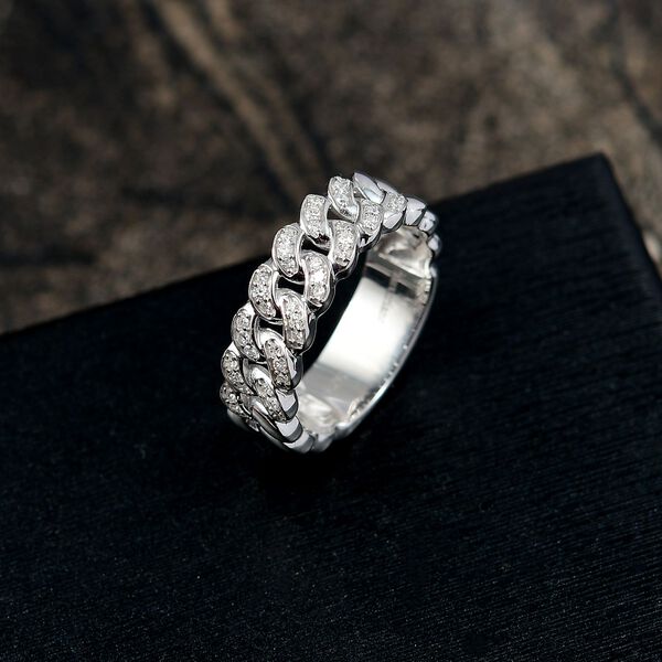 LUXURIANT DIAMOND - Lab Grown Diamant SI Ring 925 Silber rhodiniert (Größe 18.00) ca. 0.24 ct image number 2
