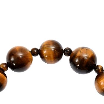 Tigerauge Armband, flexibel, ca. 285.00 ct