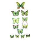 Set mit 48 bunten 3D-Magnet-Schmetterlingen und 48 doppelseitigen Klebebändern image number 7
