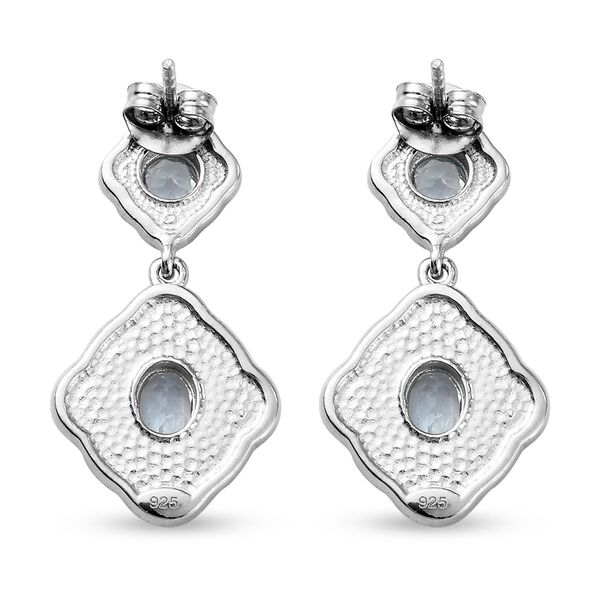 Himmelblau Topas Ohrringe, ca. 1,28 ct image number 5