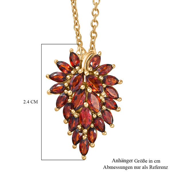 EVER TRUE Mosambik Granat Schmuckset ca. 50 cm ca. 2.67 ct image number 5