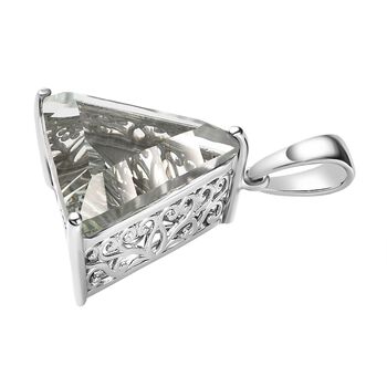 Prasiolith Anh&auml;nger - 24,92 ct.