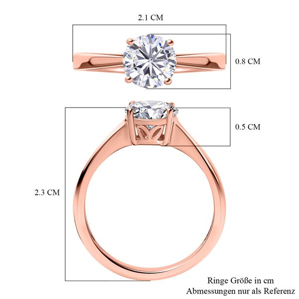 Moissanit Ring - 1,13 ct. image number 7