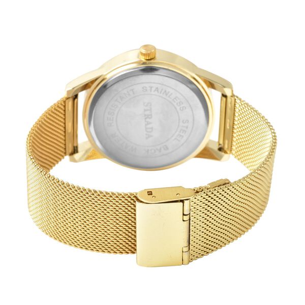 Strada - wasserdichte Uhr in Goldton image number 5