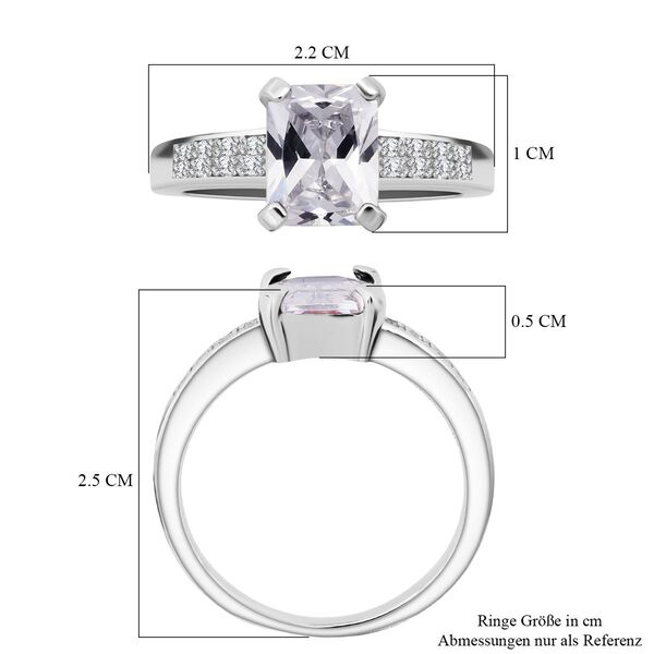 Lustro Stella wei&szlig;er Zirkonia Ring image number 6