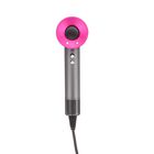 Hairdryer with 5 air nozzle - Rose red + black
