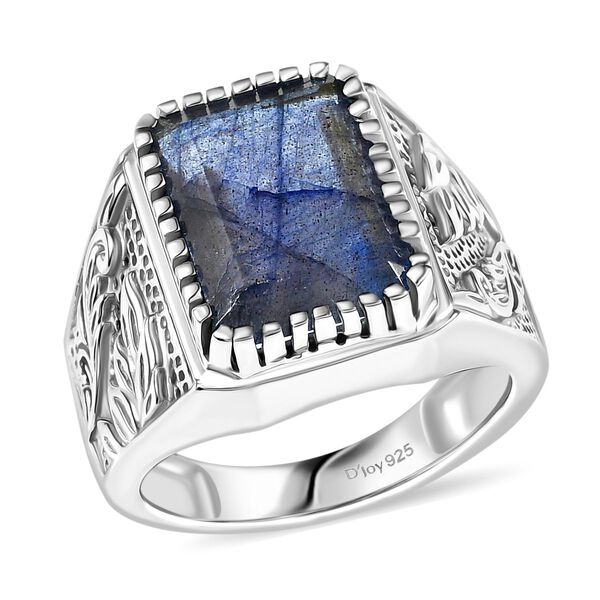 D'Joy AAA Labradorit Herrenring - 8,36 ct. image number 3