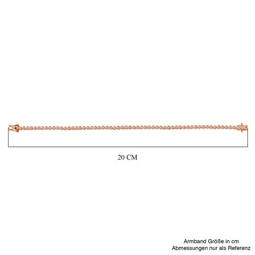 LUXURIANT DIAMOND - Lab Grown Diamant SI-GH SGL zertifiziert Armband ca. 19 cm 925 Silber ca. 2.00 ct image number 5