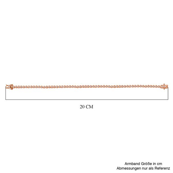 LUXURIANT DIAMOND - Lab Grown Diamant SI-GH SGL zertifiziert Armband ca. 19 cm 925 Silber ca. 2.00 ct image number 5