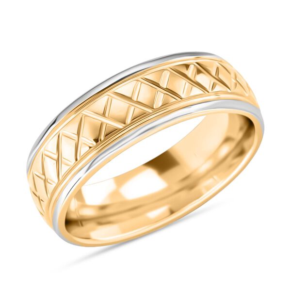 Reines Wolframcarbid Bicolor Ring (Gr&ouml;&szlig;e 17.00) ca. 6,70g image number 3