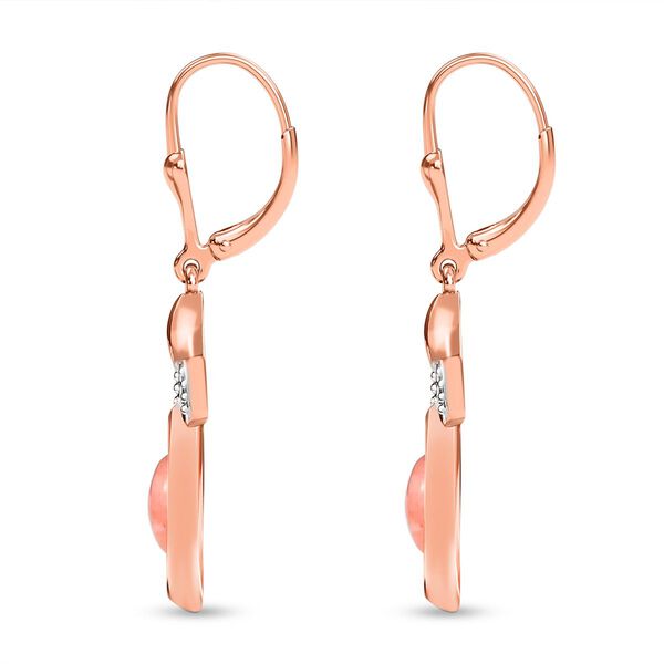 AA Oregon Sunrise Pfirsich Opal Ohrringe - 1,79 ct. image number 5