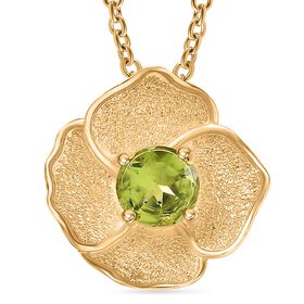 Peridot Schmuckset ca. 1,00 ct.