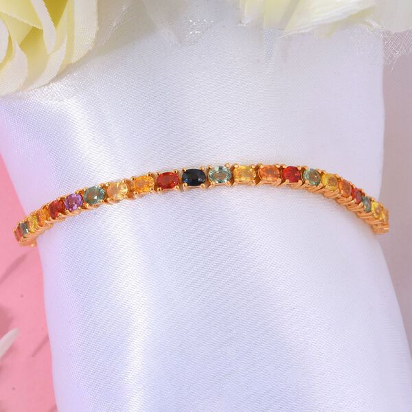 Mehrfarbiges Saphir Armband - 9,81 ct. image number 2