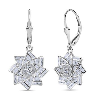 LUXURIANT DIAMANT - Lab Grown Diamant SI-GH Ohrringe 925 Silber rhodiniert ca. 0.99 ct