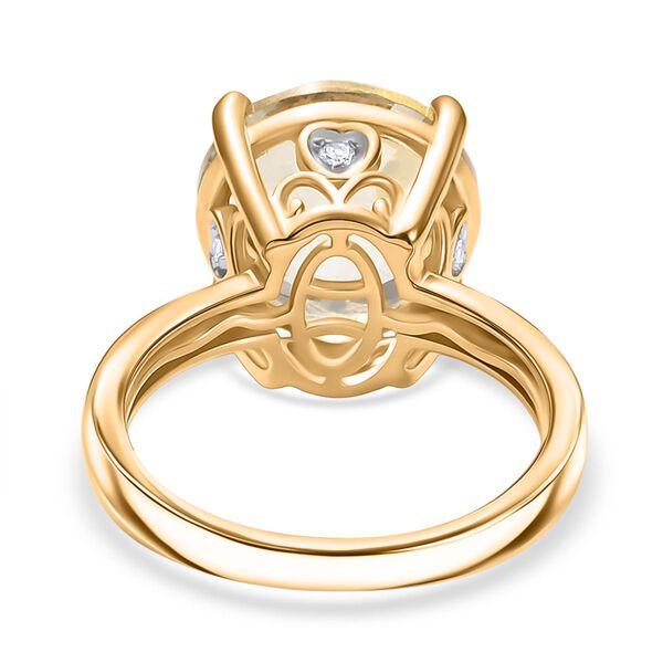 D&rsquo;Joy AA Prasiolith und Zirkon Ring - 6,18 ct. image number 5