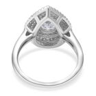 LUSTRO STELLA - Weißer Zirkonia Ring 925 Silber rhodiniert  ca. 2,96 ct image number 3