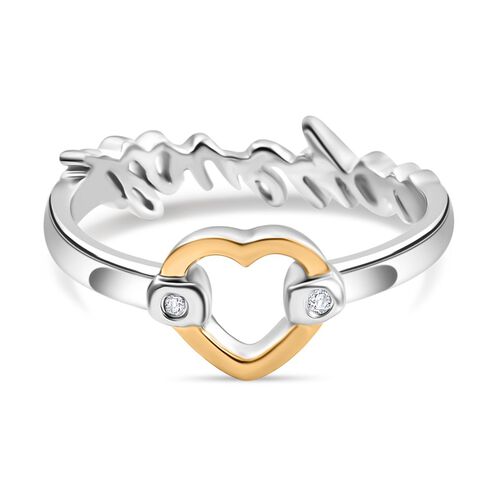GP Amore Kollektion - Kanchanaburi blauer Saphir und weißer Champagner Diamant Ring image number 0