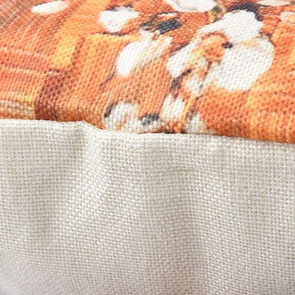 2er-Set bedruckte Kissenbez&uuml;ge, Gr&ouml;&szlig;e 45x45 cm, braun image number 6