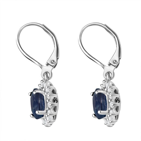 D'Joy Masoala Saphir und Zirkon Ohrringe - 4,52 ct. image number 3