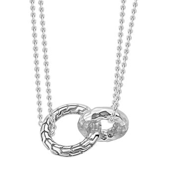 Royal Bali Kollektion- Tulang Naga verflochtener Anh&auml;nger mit 76cm Kette