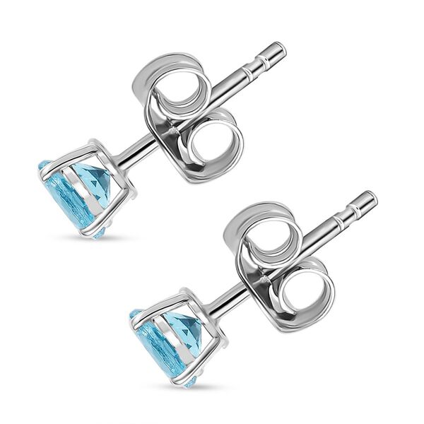 D’joy AA Betroka Blauer Apatit Ohrringe 925 Silber rhodiniert ca. 1.16 ct image number 5