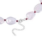 Weiße Keshi Perle flexible Halskette, 45 cm, ca. 15.00 ct image number 2