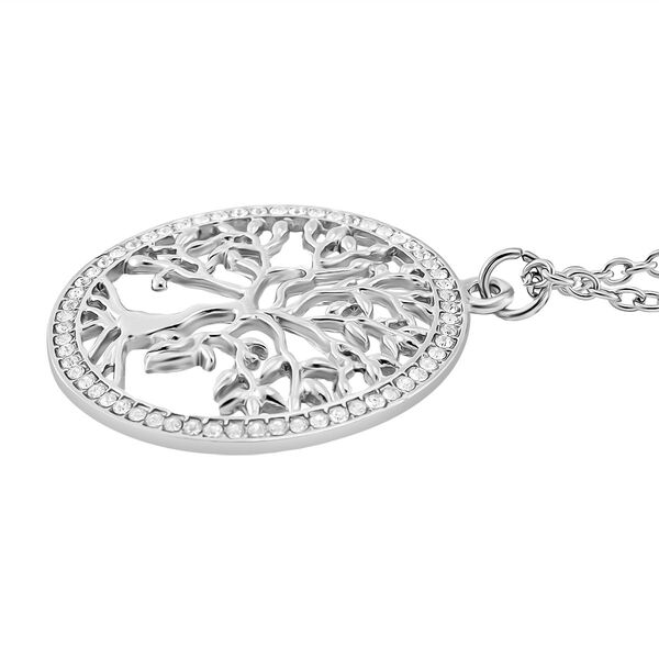 Weißes Kristall-Schmuckset image number 3