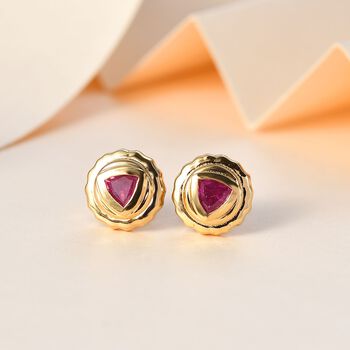 Afrikanische Rubin-Ohrstecker - 0,67 ct.