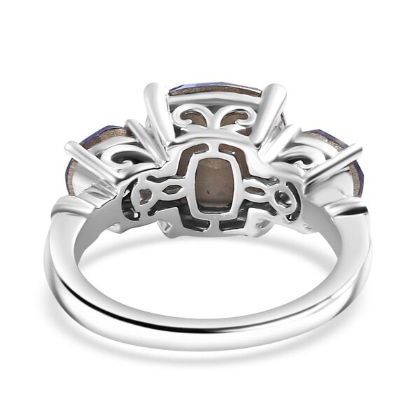 J Francis gefertigt mit SWAROVSKI- Tansanit Swarovski Kristall Ring image number 6