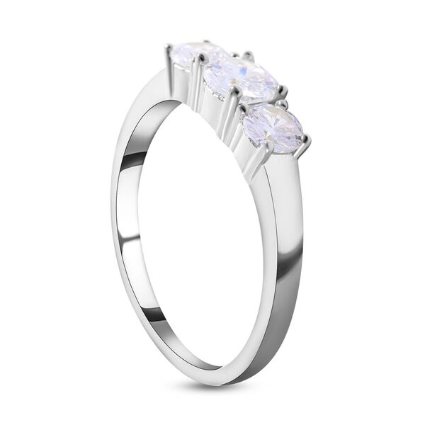 LUSTRO STELLA - Wei&szlig;er Zirkonia-Ring, 925 Silber rhodiniert - 1,75 ct. image number 3